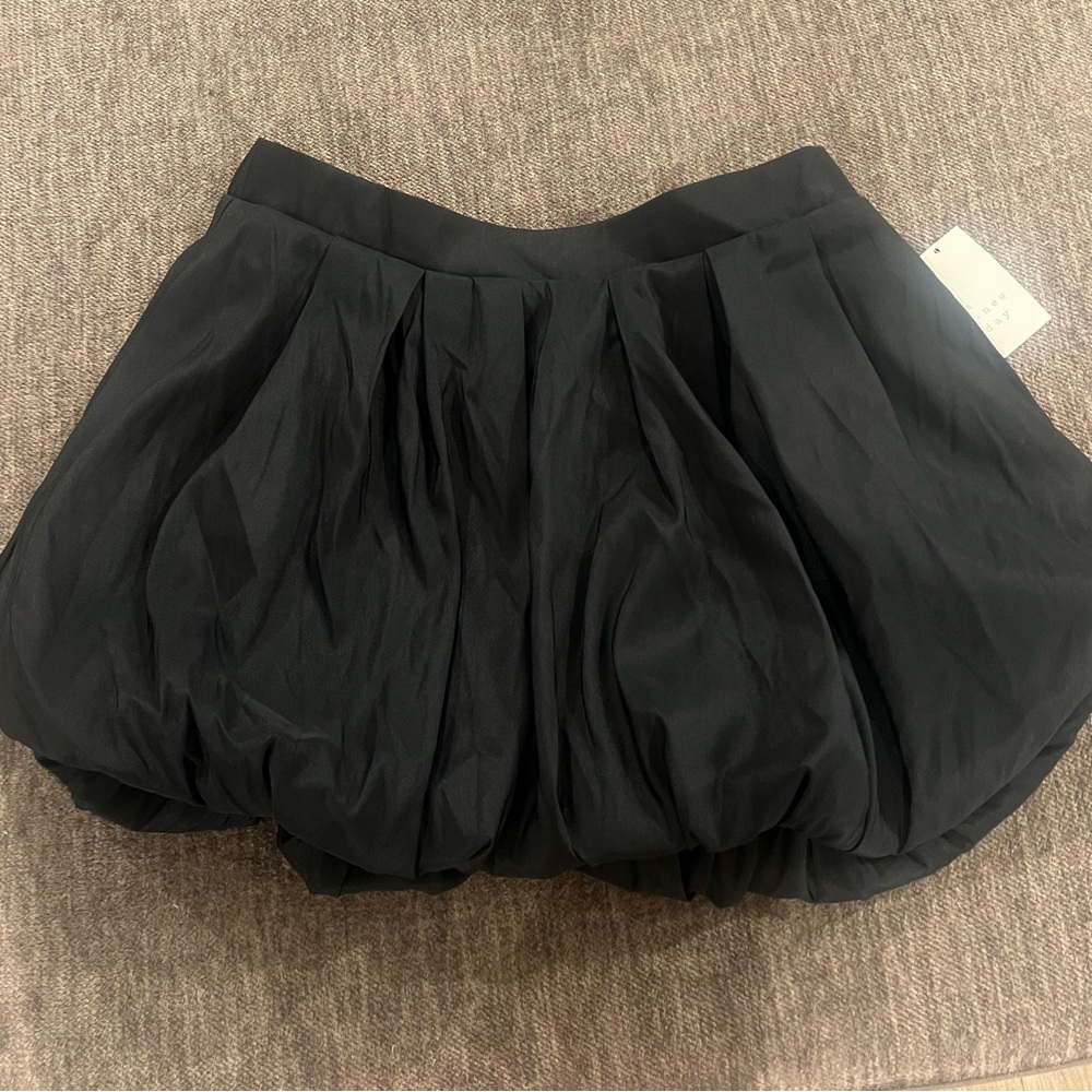 A New Day Black Gathered Skirt
